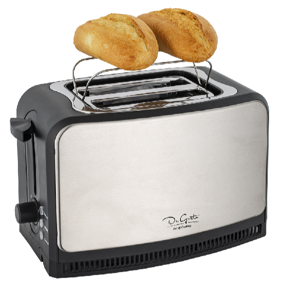 De Gusto Prăjitor de pâine din oțel inoxidabil 3in1 WD-007