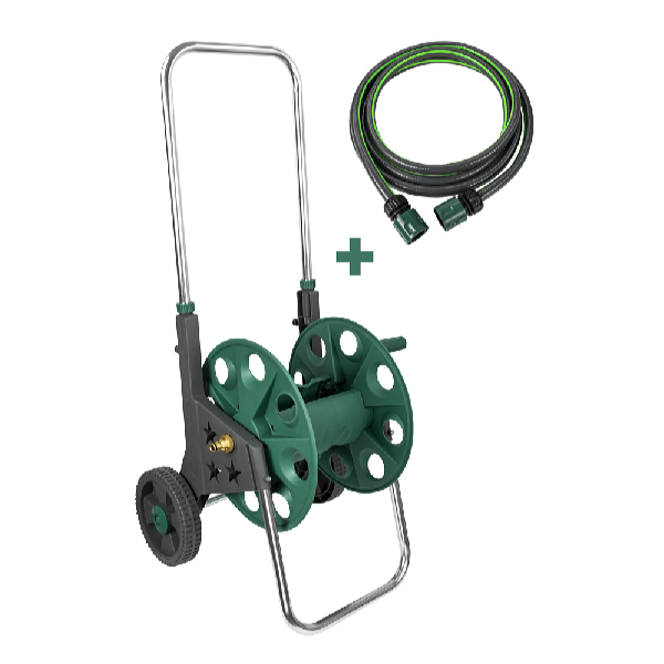 Garden King Cărucior cu tambur mobil pentru grădină cu furtun PROFI 1/2" 60m HL069-9C