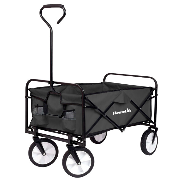 HomeLife Cărucior pliabil pentru transport, capacitate de încărcare 80 kg