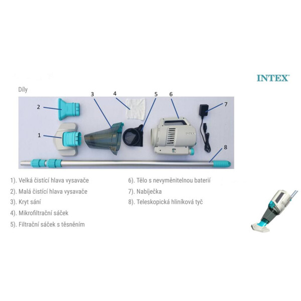 Intex Aspirator manual pentru piscină POOL ZR200