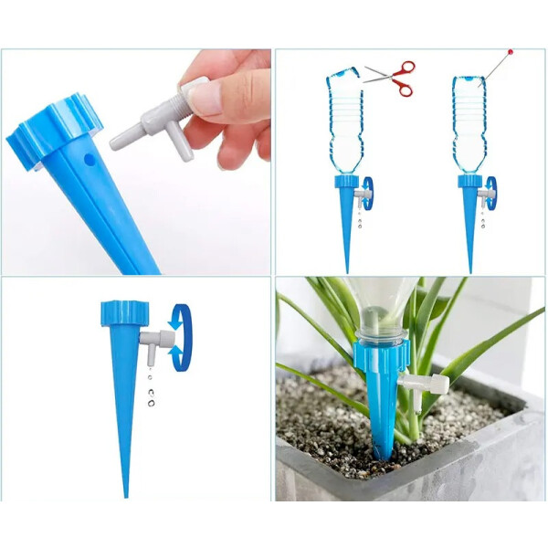 Garden King Set de irigație prin picurare pentru sticle PET - 10 buc
