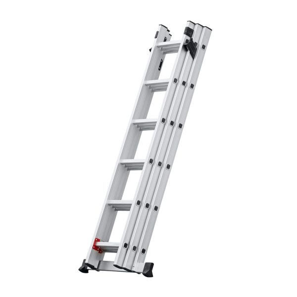 Profi Tools Scară din aluminiu 3x6 trepte AY306