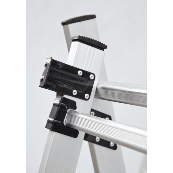 Profi Tools Scară din aluminiu 3x6 trepte AY306