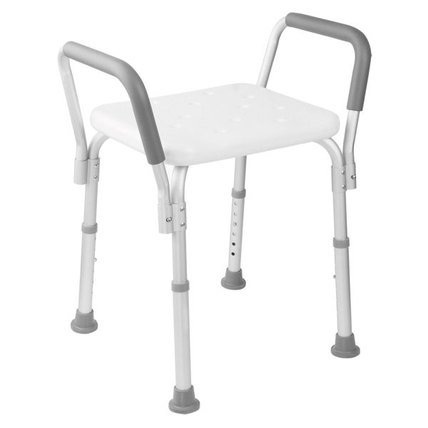 HomeLife Scaun de baie cu înălțime reglabilă cu spătar